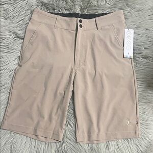 Smartwool dune Men's Beige Flat Front Shorts